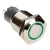 Race Sport 16Mm Flush Mount Pre-Wired Led 2-Position Switch (Green) (Each) RS-2P16MM-LEDG